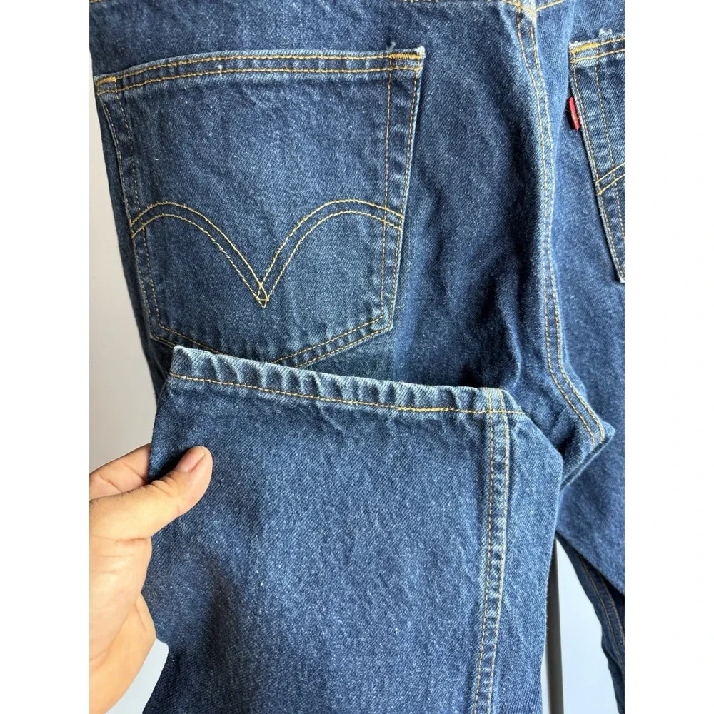 Levi's 505 Men's Size 38x29 Blue Jeans 505 Faded Straight Grunge Denim Tag 38x29
